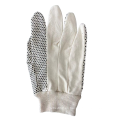 Guantes de trabajo mecánico de PVC de tejido blanco de algodón blanco